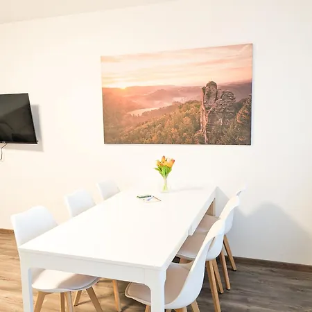 公寓 Urlaubsmagie Wiesengruen - Direkt Am Wanderweg - Fuer 6p - W6 赛博尼茨